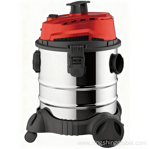 Powerful Electric Wet/Dry Drum Vacuum with Shampoo Function for Deep Outdoor Cleaning